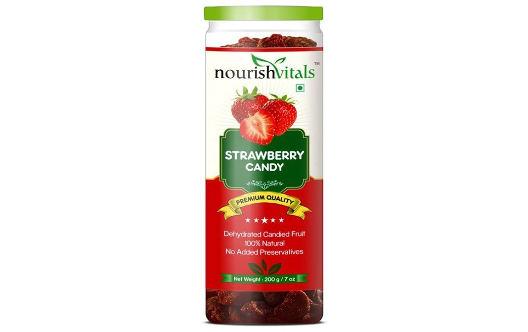 NourishVitals Strawberry Candy    Jar  200 grams